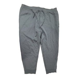 Polo Ralph Lauren Men's Sz 3XB Gray Big Tall Double Knit Jogger Sweat Pants Pony